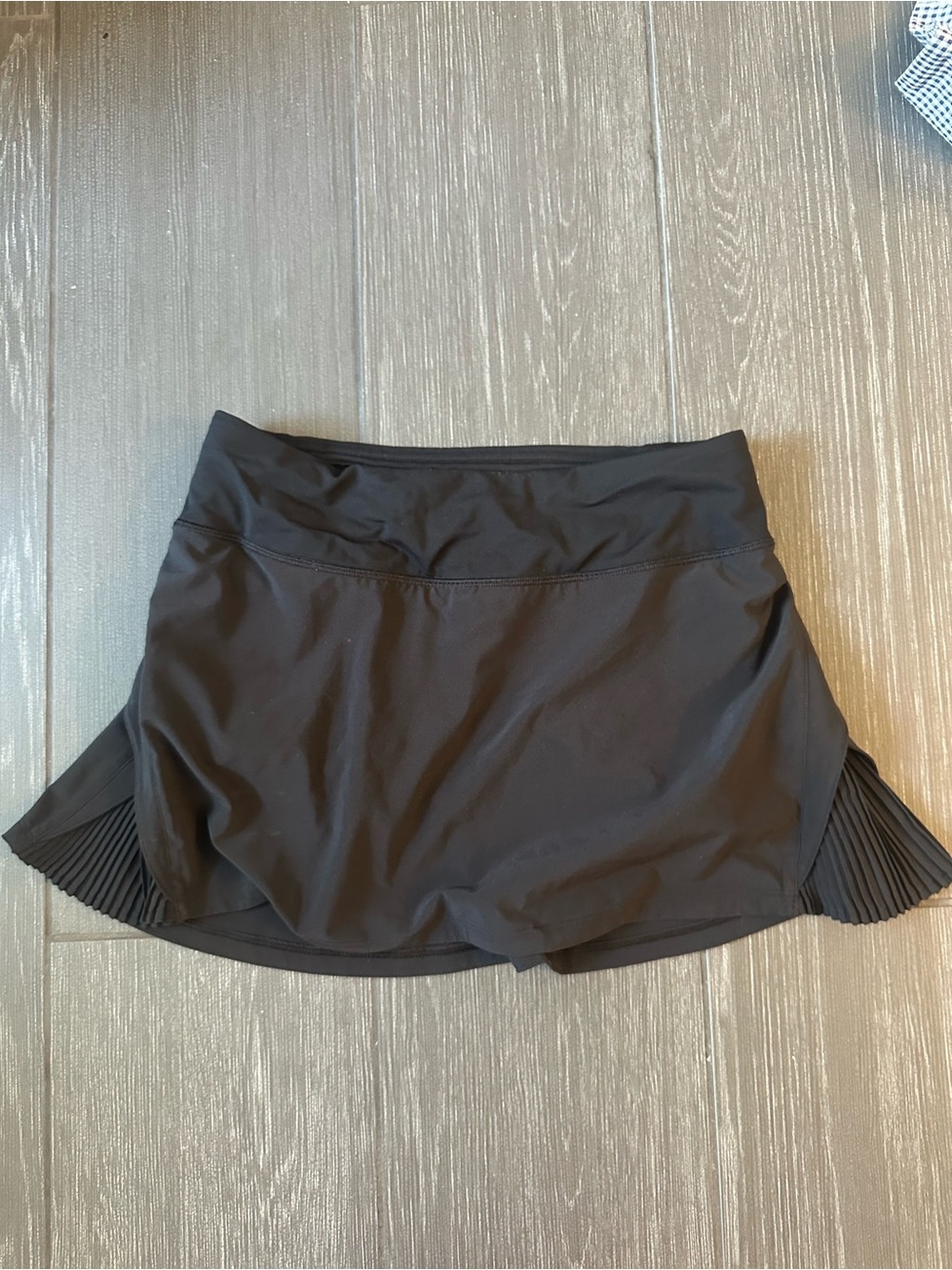 Lululemon Black Play Off the Pleats Skort